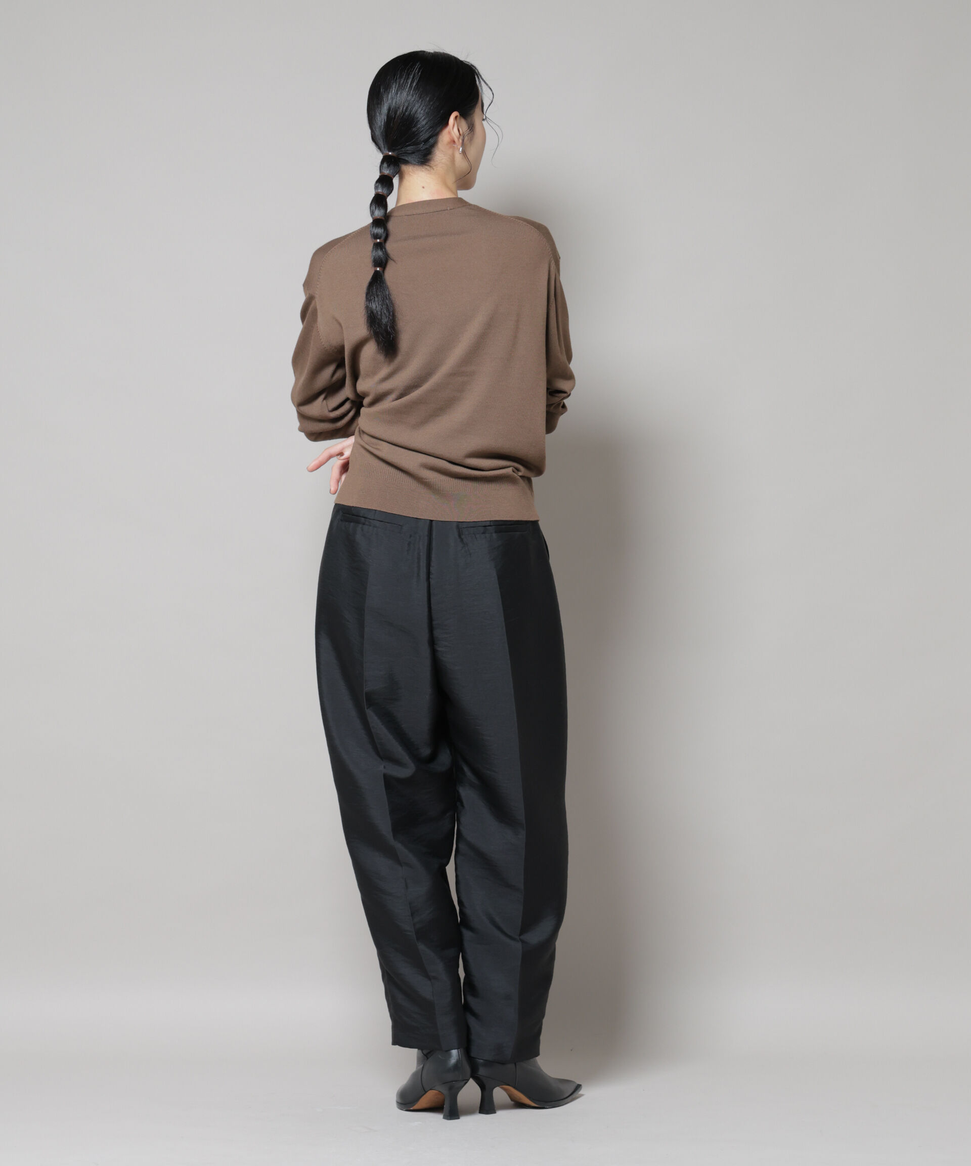 nano･universe「毛玉レスニット2wayカシュクールカーディガン」|ニット・セーター|