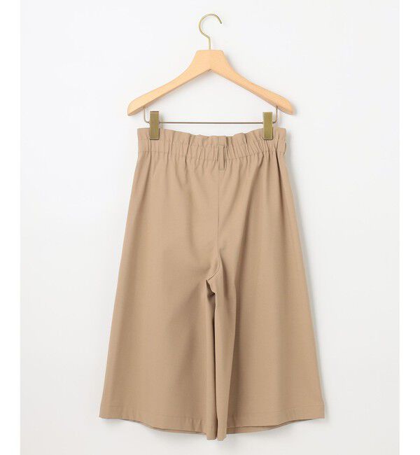 組曲「【ベルト付】リネン混オックスストレッチ キュロットパンツ」|キュロット|