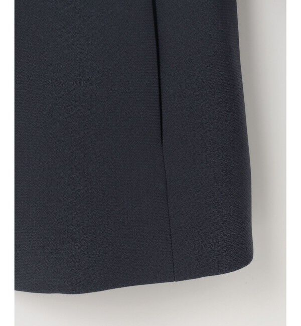 自由区「【セットアップ対応・洗える】トリアセダブルクロスノーカラー ジャケット」|ノーカラージャケット|