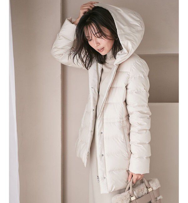 23区「【洗える】シレータフタ ショート ダウンコート」|ダウン|