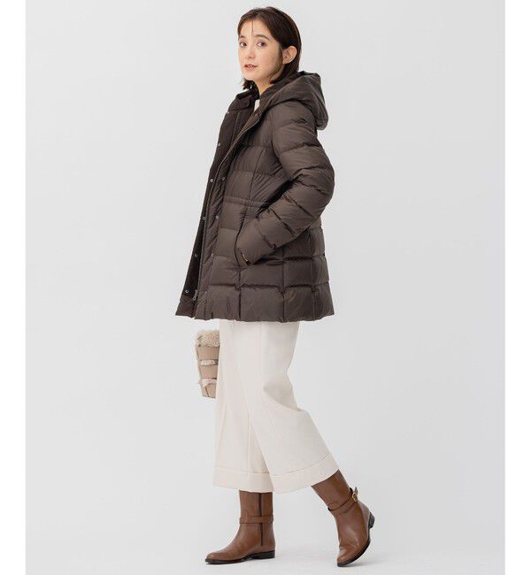 23区「【洗える】シレータフタ ショート ダウンコート」|ダウン|