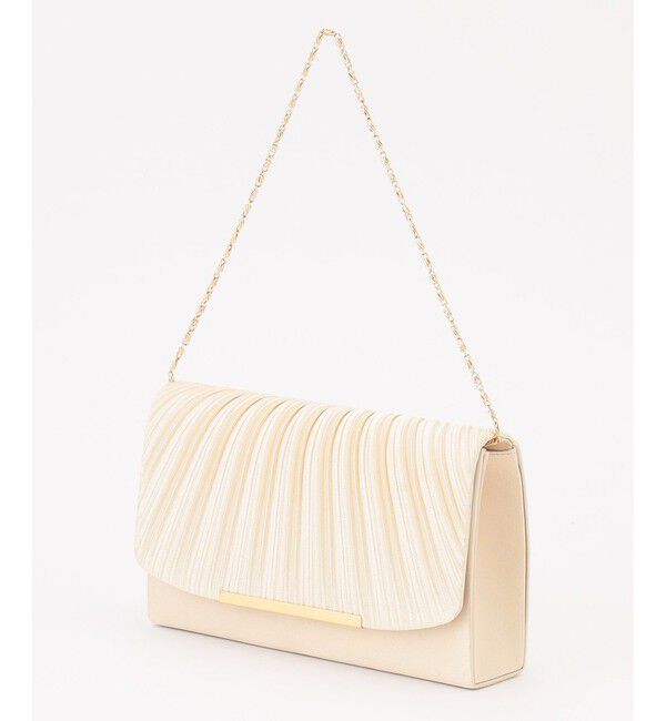 ANY SIS「【2WAY】ギャザープリーツパーティ バッグ」|クラッチバッグ|