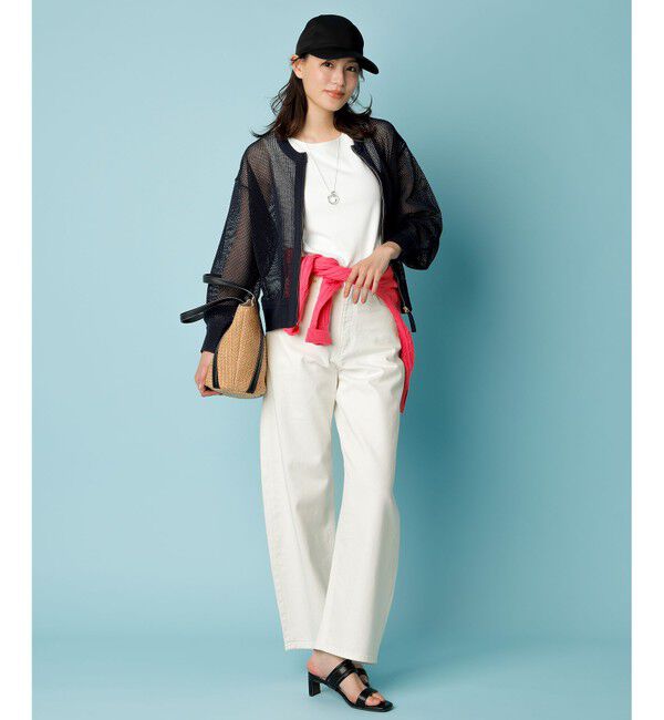 ANY SIS「【美Denimシリーズ】セミカーブワイド デニム」|デニム|