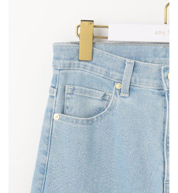 ANY SIS「【美Denimシリーズ】セミカーブワイド デニム」|デニム|