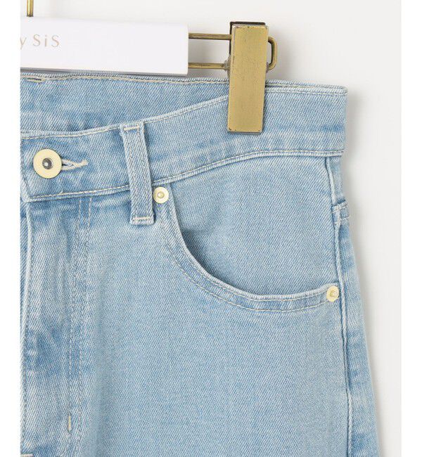ANY SIS「【美Denimシリーズ】セミカーブワイド デニム」|デニム|