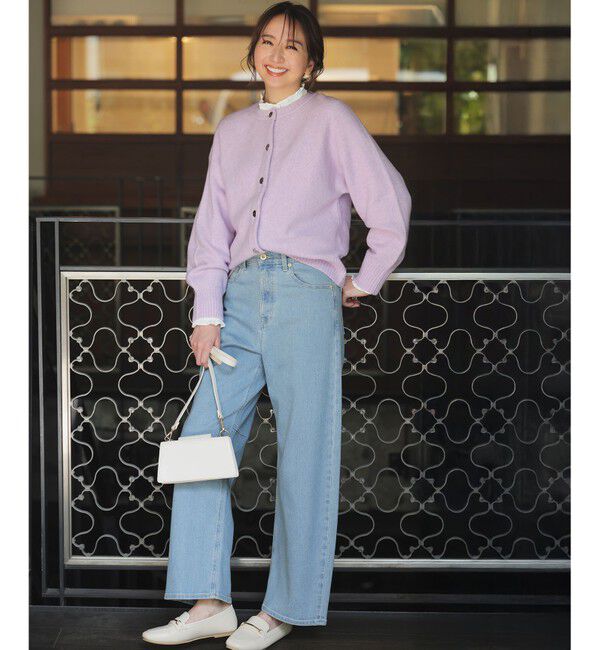 ANY SIS「【美Denimシリーズ】セミカーブワイド デニム」|デニム|