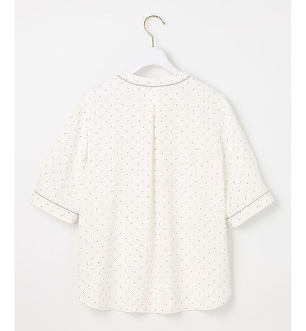 ANY SIS「【洗える】バイカラーラッフルボウ ブラウス」|シャツ・ブラウス|