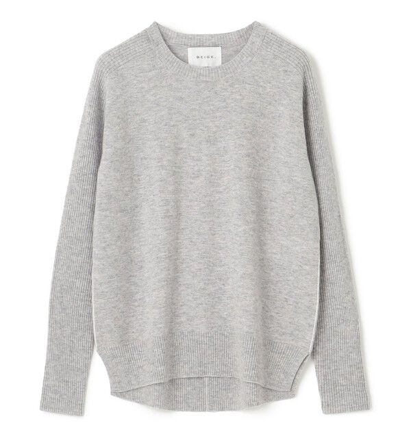 BEIGE,「RIGNY / クルーネックニット」|ニット・セーター|