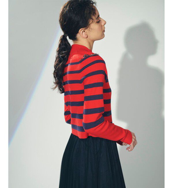 Diagram「ビジューラインニットトップ」|ニット・セーター|