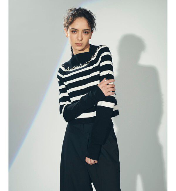 Diagram「ビジューラインニットトップ」|ニット・セーター|