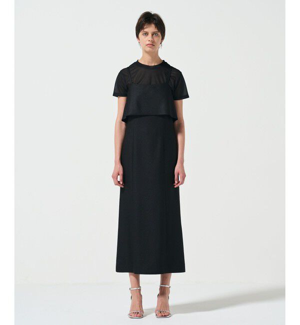 Diagram「レイヤードキャミワンピース」|ワンピース|ブラック