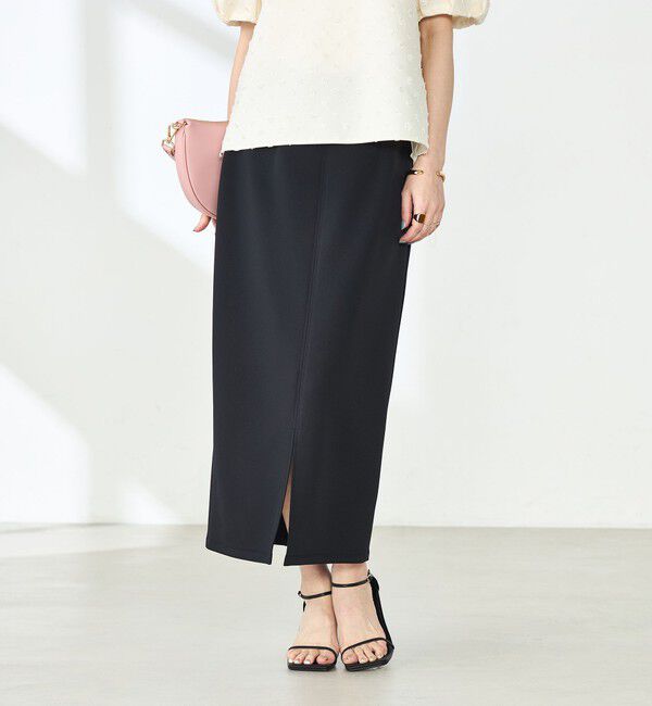 NOLLEY'S sophi「ウォッシャブルダンボール前後2WAYタイトスカート」|タイト|