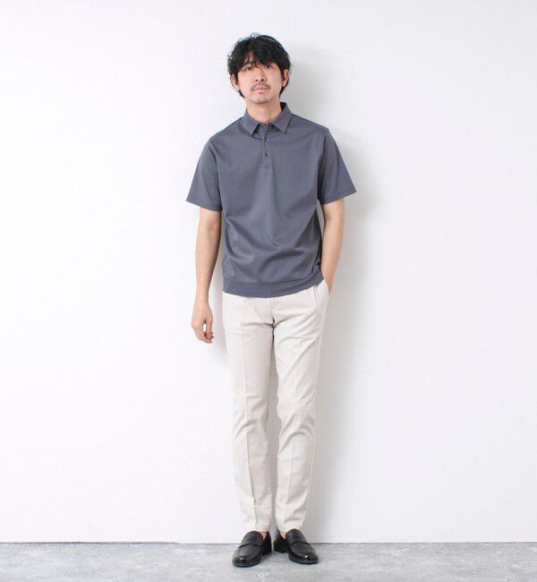 NOLLEY'S goodman「《ビジカジ対応》シルケットスムース ドレスポロ ビズポロ 25SS」|ポロシャツ|