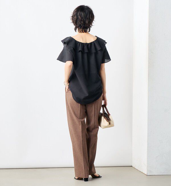 NOLLEY'S「《セットアップ対応》ウォッシャブルドライトロピカルセミワイド美脚パンツ」|その他|