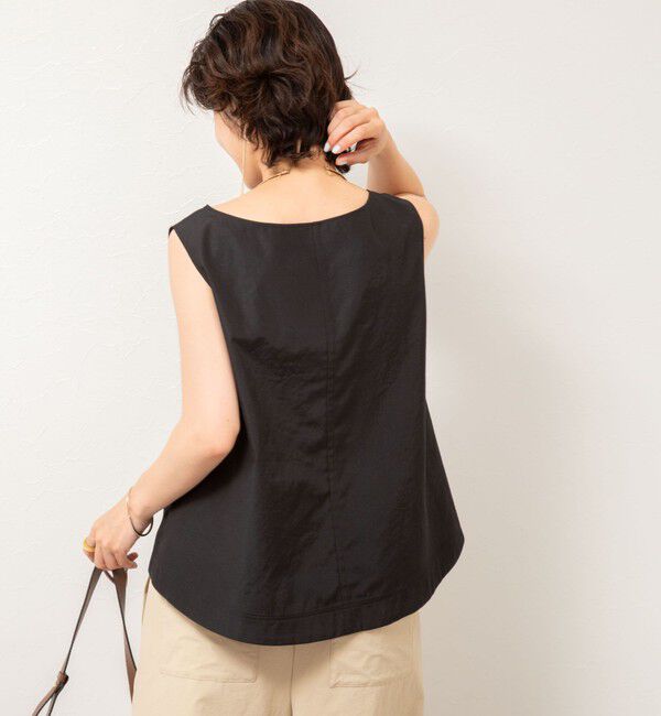 NOLLEY'S「エクセルテックタンブラーノースリーブブラウス」|シャツ・ブラウス|
