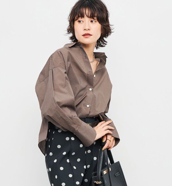 NOLLEY'S「エアリーショートシャツ」|シャツ・ブラウス|