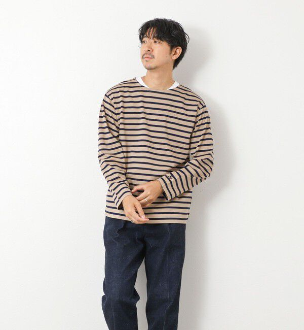 NOLLEY'S goodman「MVSシルケットボーダーBN」|Tシャツ・カットソー|