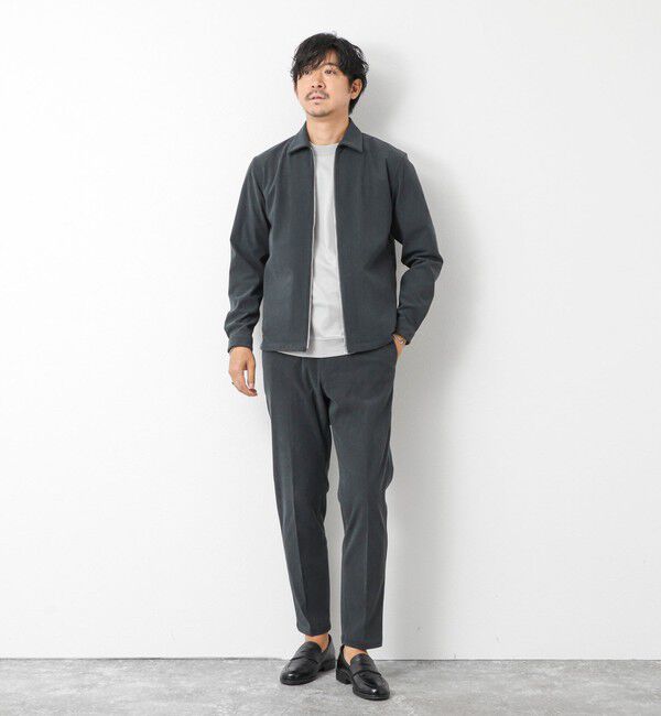NOLLEY'S goodman「《セットアップ対応》ストレッチコーデュロイ ストレッチ ジップシャツ ブルゾン 25AW」|ブルゾン・スタジャン|