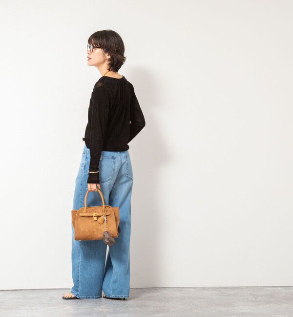 NOLLEY'S「フロッキーチュールカーディガン」|カーディガン|