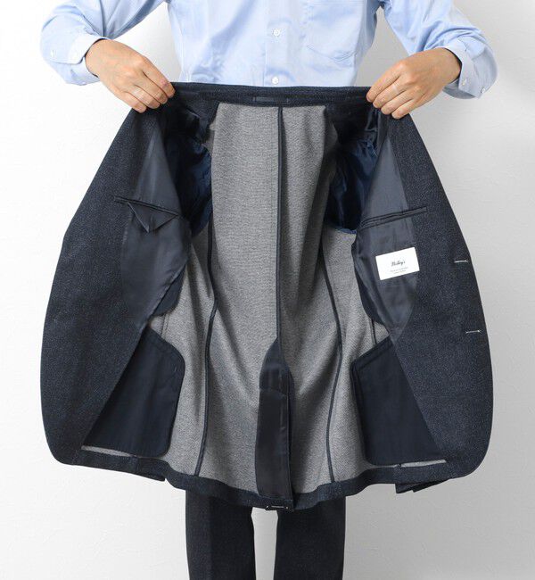 NOLLEY'S goodman「《ビジカジ/セットアップ対応》ポンチジャージJKT」|テーラードジャケット|