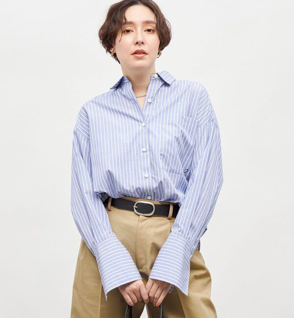 NOLLEY'S「MY STANDARD シャツ」|シャツ・ブラウス|ブルー系その他3