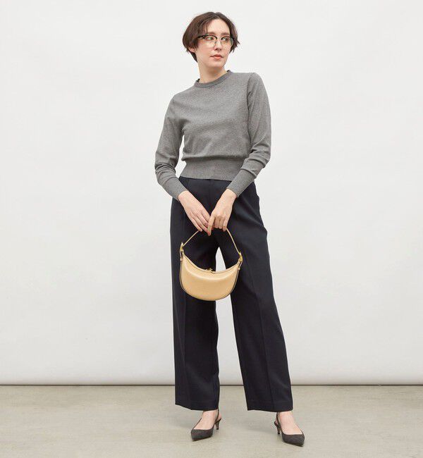 NOLLEY'S「《手洗い可能》襟レース2WAYプルオーバーニット」|ニット・セーター|