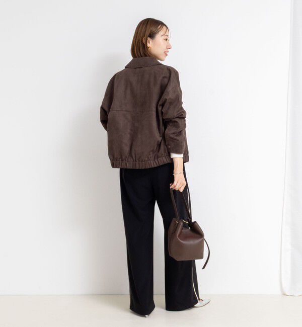 NOLLEY'S sophi「《セットアップ対応》フェイクスエードブルゾン」|ブルゾン・スタジャン|