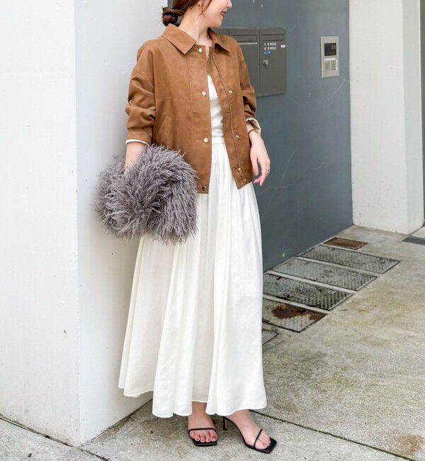 NOLLEY'S sophi「《セットアップ対応》フェイクスエードブルゾン」|ブルゾン・スタジャン|