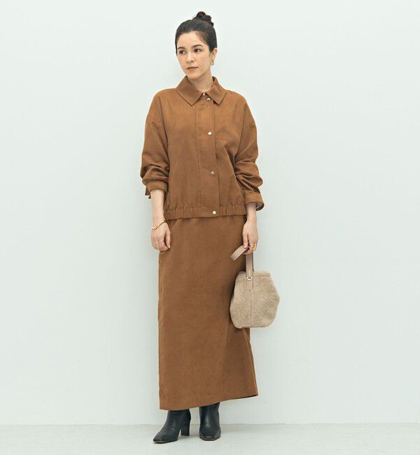 NOLLEY'S sophi「《セットアップ対応》フェイクスエードブルゾン」|ブルゾン・スタジャン|