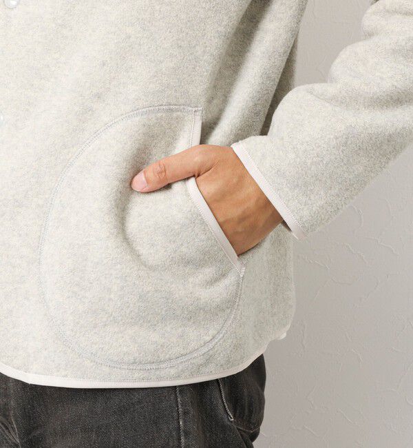 NOLLEY'S goodman「【DANTON/ダントン】JD-8939 FLEECE COLLARLESS JACKET 25AW」|ブルゾン・スタジャン|