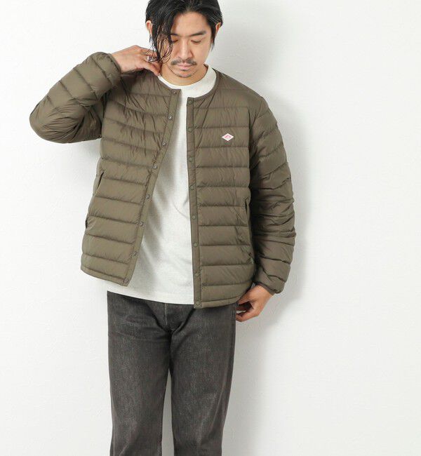 NOLLEY'S goodman「【DANTON/ダントン】DT-A0025 INNER DOWN CREWNECK JACKET 25AW」|ダウン|