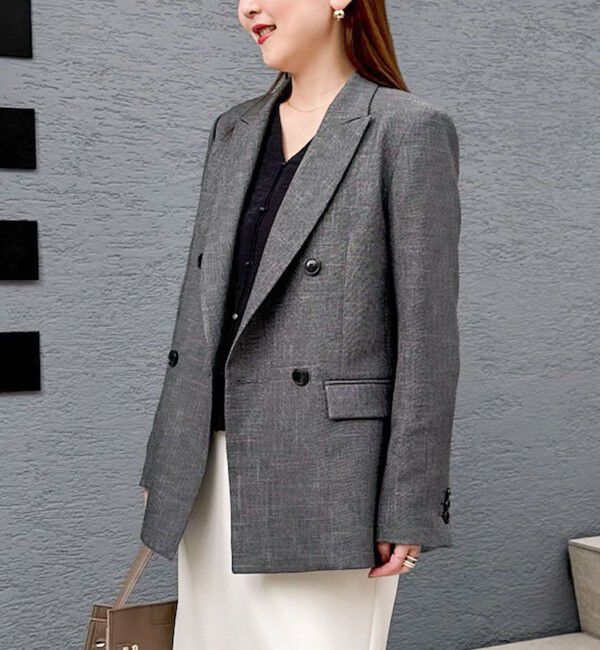 NOLLEY'S sophi「ウォッシャブルシャークダブルジャケット」|テーラードジャケット|