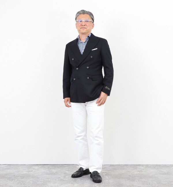 NOLLEY'S goodman「《ビジカジ対応》尾州 WOOL W JACKET 25AW」|テーラードジャケット|