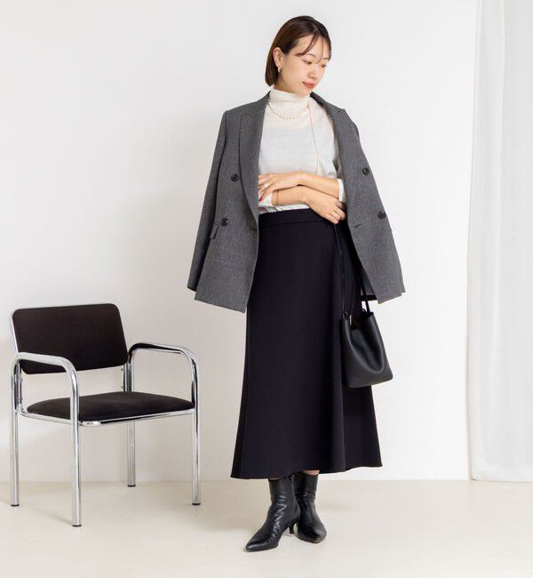 NOLLEY'S sophi「《セットアップ対応》ウォッシャブルダンボールフレアスカート」|フレア|