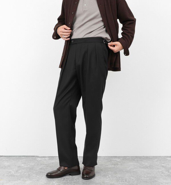 NOLLEY'S goodman「SOLOTEX ストレッチサキソニー NSN2タックスラックス 25AW」|スラックス|