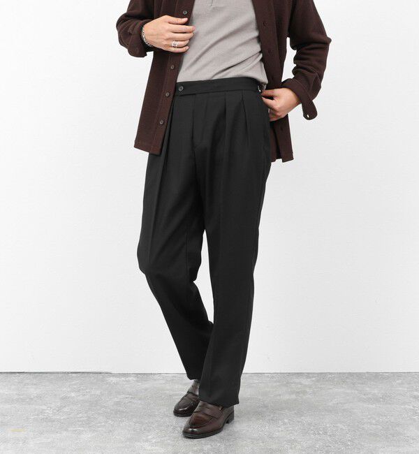 NOLLEY'S goodman「SOLOTEX ストレッチサキソニー NSN2タックスラックス 25AW」|スラックス|