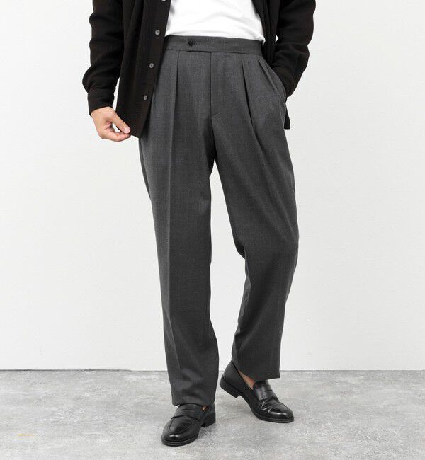 NOLLEY'S goodman「SOLOTEX ストレッチサキソニー NSN2タックスラックス 25AW」|スラックス|