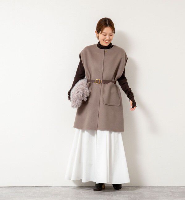 NOLLEY'S「ウールロングジレ」|ベスト・ジレ|