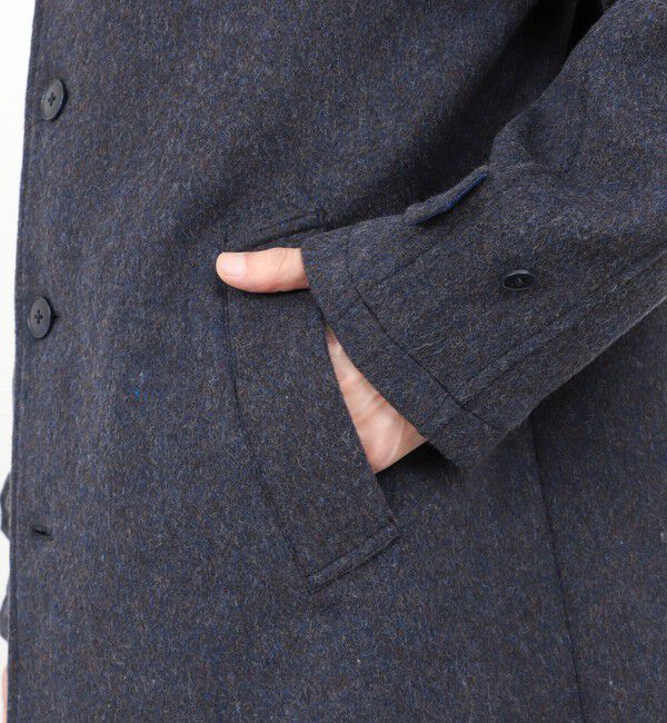 NOLLEY'S goodman「《ビジカジ対応》尾州ビーバーステンカラーコート 25AW」|ステンカラーコート|