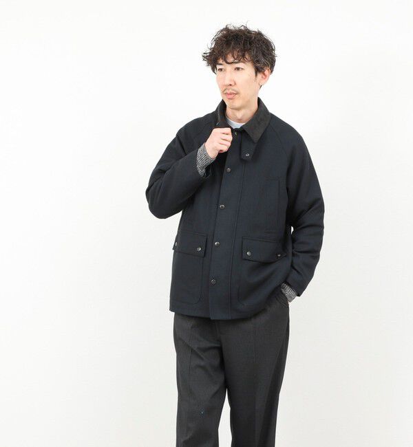 NOLLEY'S goodman「《ビジカジ対応》【TECHTWEED】【SORONA】中綿ユーティリティジャケット 25AW」|ブルゾン・スタジャン|