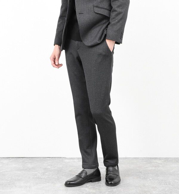 Stutostein「《ビジカジ/セットアップ対応》CORDURA 裏起毛ストレッチパンツ 25AW」|チノ|