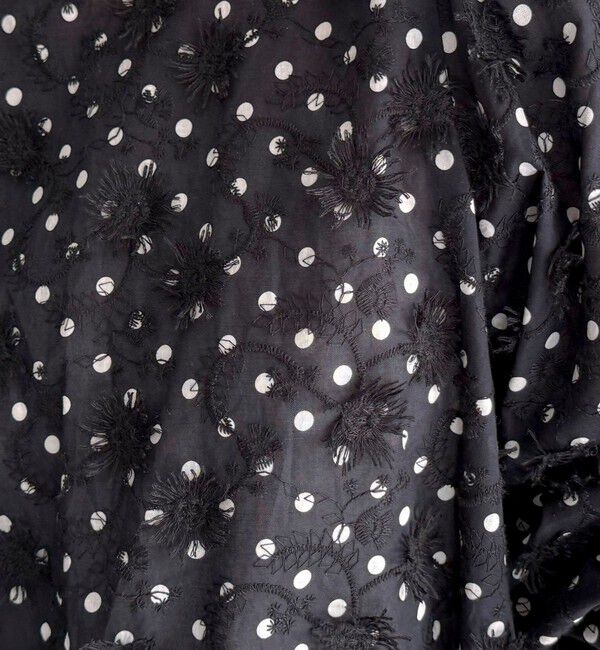 fredy emue「3D刺繍ドットチュニックブラウス」|シャツ・ブラウス|