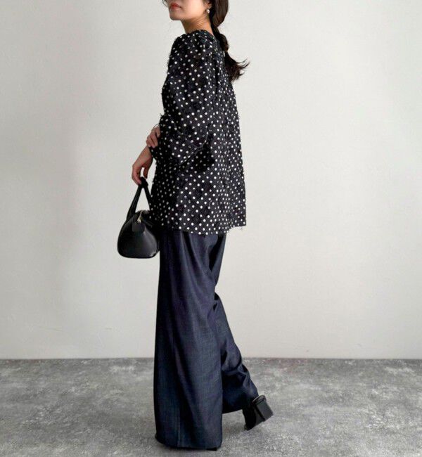 fredy emue「3D刺繍ドットチュニックブラウス」|シャツ・ブラウス|