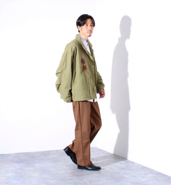 GLOSTER「【GLOSTER/グロスター】ミリタリーテイスト ショート丈モッズブルゾン 裏メッシュ」|ブルゾン・スタジャン|