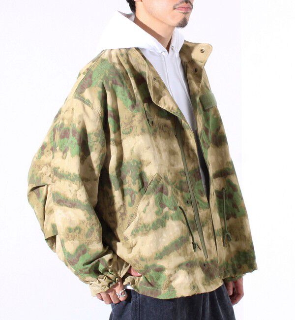 GLOSTER「【GLOSTER/グロスター】ミリタリーテイスト ショート丈モッズブルゾン 裏メッシュ」|ブルゾン・スタジャン|