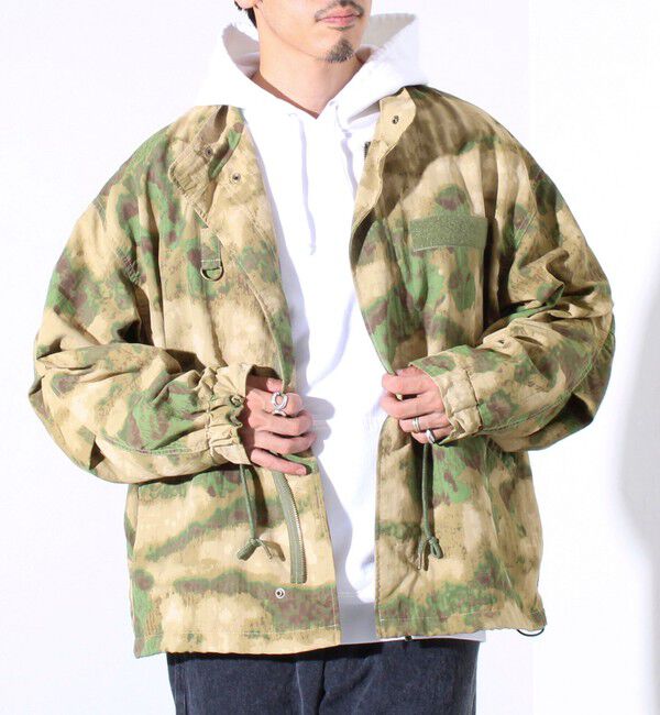 GLOSTER「【GLOSTER/グロスター】ミリタリーテイスト ショート丈モッズブルゾン 裏メッシュ」|ブルゾン・スタジャン|