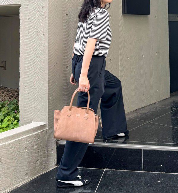 fredy emue「FR台形スエードバッグ」|ショルダー・メッセンジャー|