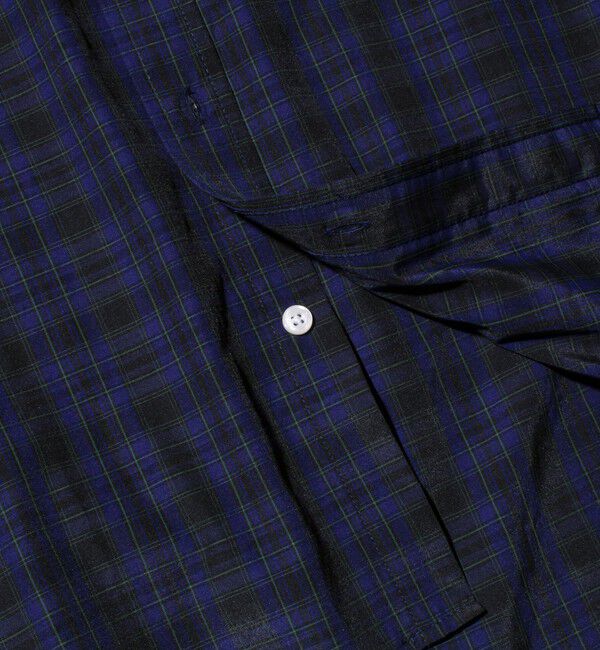 GLOSTER「【GLOSTER/グロスター】T/Cブロード バンドカラーシャツ（ギンガム/タータン）」|シャツ・ブラウス|