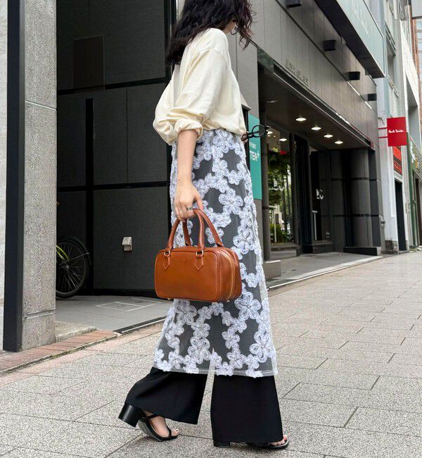 fredy emue「フラワーモチーフレイヤードスカート」|スカート|