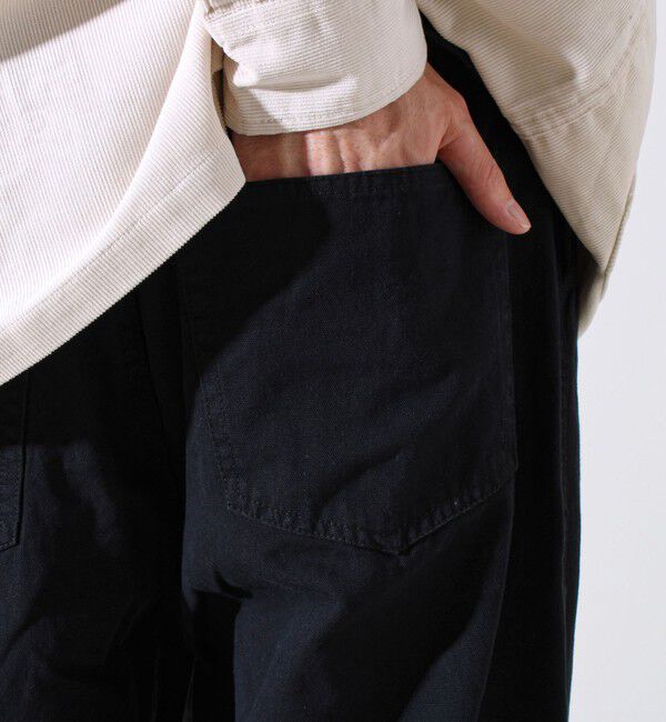 GLOSTER「【ワイド好き必見】ダック地 ワイドシルエットパンツ」|チノ|